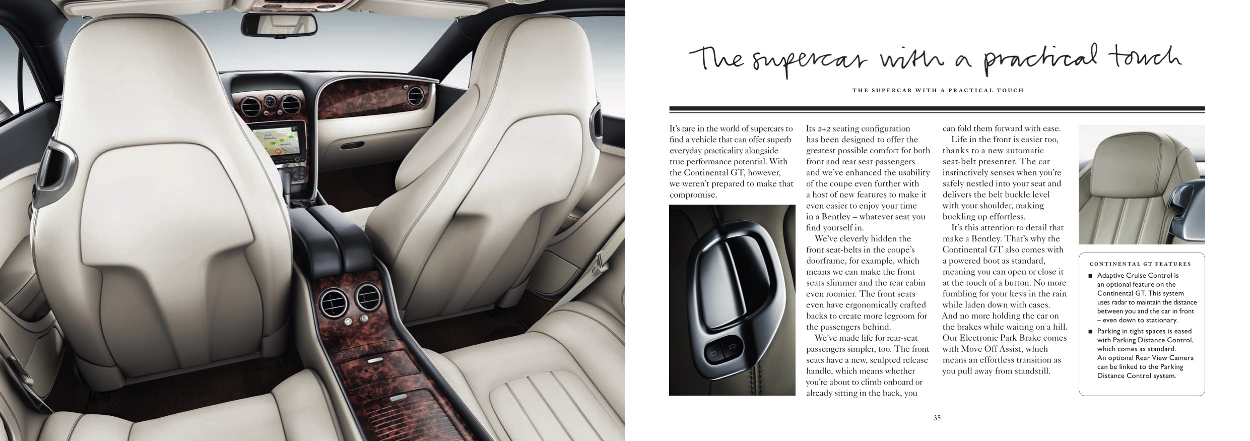2011 Bentley Continental GT Brochure Page 34